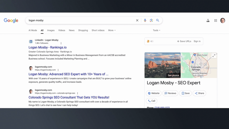 Google AI Mode Example