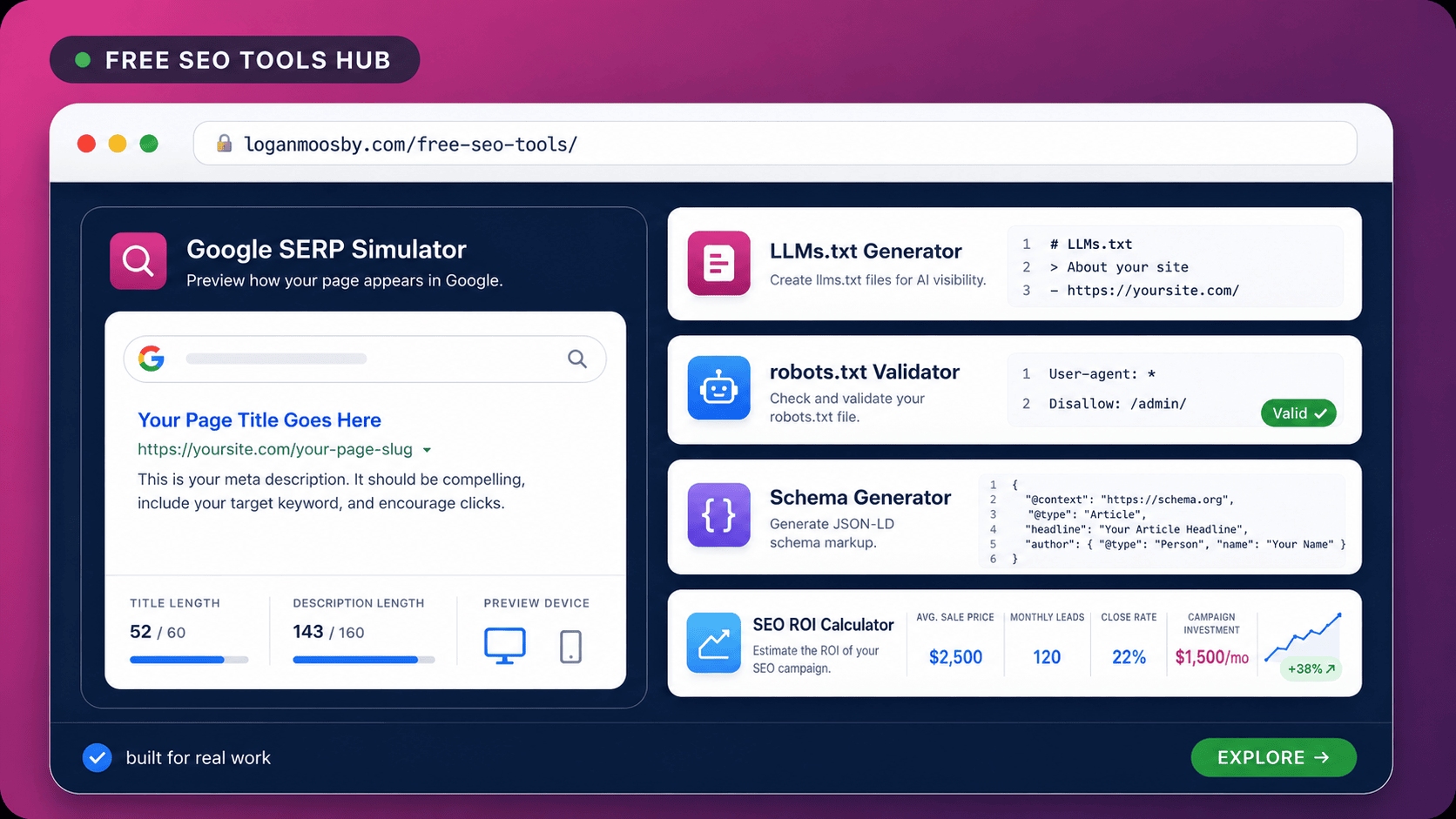Free SEO Tools Free SEO Tools
